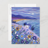 Clifftop Cottage 2013 Briefkaart (Voorkant / Achterkant)