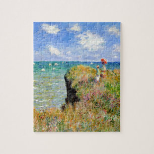 Clifftop Walk in Pourville - Claude Monet Legpuzzel