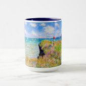 Clifftop Walk in Pourville Claude Monet Mok (Midden)