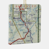 Clifton AZ  Map Keramisch Ornament (Rechts)