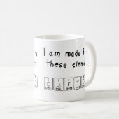 Clifton nom de table périodique mug (Devant droit)