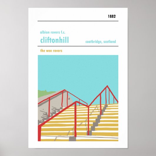 Cliftonhill, Coatbridge. Impression de style manue (Devant)