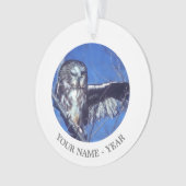 Cligner de l'oeil le hibou (devant)