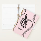 Climacic G Clef Music Rose (Devant avec enveloppe)