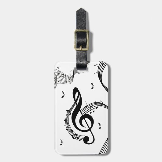 Climactic G Clef Bagagelabel (Voorkant verticaal)