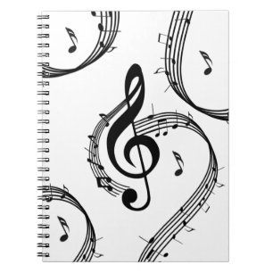 Climactic G Clef Music Notitieboek