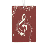 Climactic G Clef Music Red Luchtverfrisser (Achterkant)