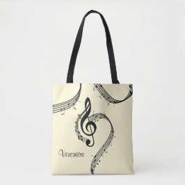 Climactic G Clef Music Yellow Draagtas