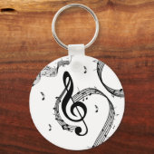 Climactic G Clef Sleutelhanger (Voorkant)