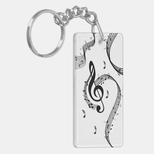 Climactic G Clef Sleutelhanger (Voorkant Links)