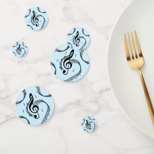Climactisch G Clef Music Blue Confetti