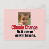 Climate Change Briefkaart (Voorkant)