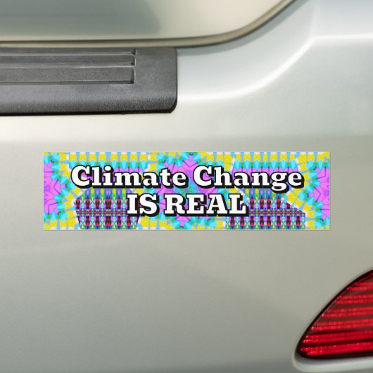 Climate Change IS REAL Bumpersticker (Op auto)
