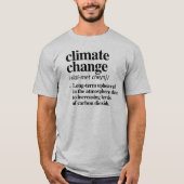 Climate Change T-shirt (Voorkant)