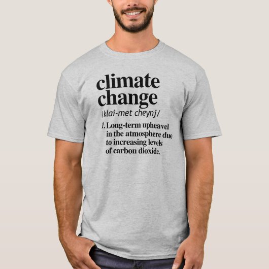 Climate Change T-shirt (Voorkant)