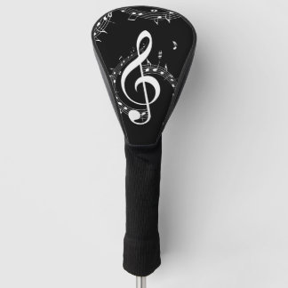 Climate G Clef Music Black Golfheadcover