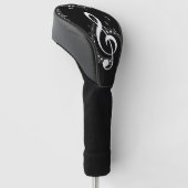 Climate G Clef Music Black Golfheadcover (Schuin)