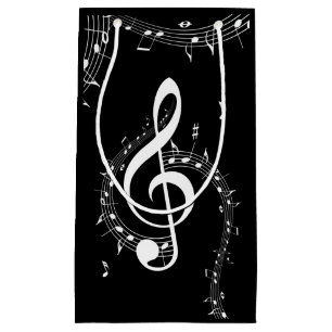 Climate G Clef Music Black Klein Cadeauzakje