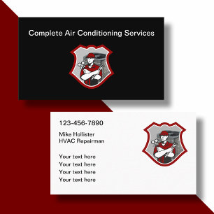 Climatisation Carte de visite HVAC