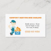 Climatisation Chauffage Carte de visite (Devant)