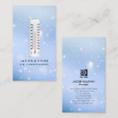 Climatisation Chauffage Carte de visite de refroid (Devant / Derrière)