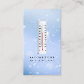 Climatisation Chauffage Carte de visite de refroid (Devant)