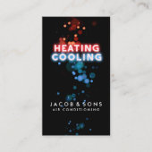 Climatisation Chauffage Carte de visite de refroid (Devant)