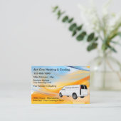 Climatisation des Cartes de visite HVAC (Debout devant)