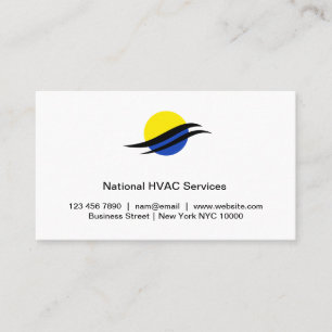 Climatisation des Cartes de visite HVAC