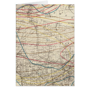 Climatologische kaart van Wisconsin