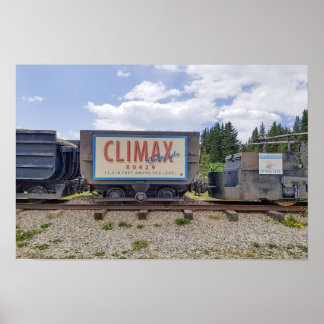 Climax, Colorado, Treinwagon Poster