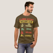 Climb Every Mountain Big Thunder Space Splashs T-shirt (Voorkant volledig)
