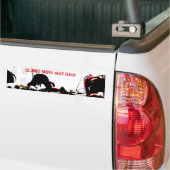 CLIMB NU surf later Bumpersticker (Op Truck)