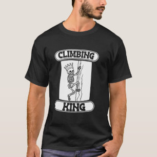 Climber Skeleton Rock Mountain - Klimmen Ki T-shirt