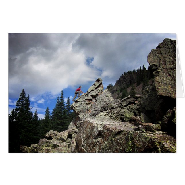 Climber - Weminuche Wilderness - Colorado (Devant Horizontal)