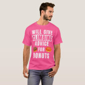 Climbing Advice For Donuts Climber Bouldering Funn T-shirt (Voorkant volledig)