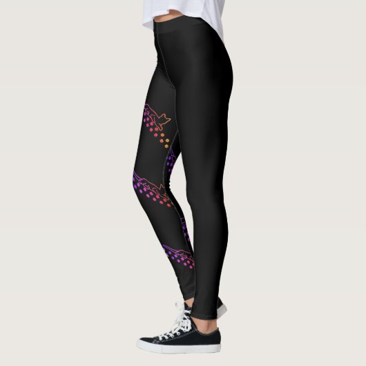climbing cat leggings (Gauche)