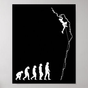 Climbing Evolution - Leuke Bouldering Rotsbeklimme Poster