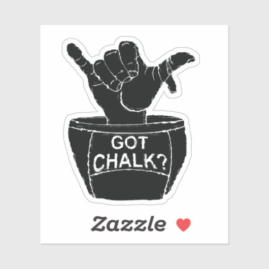 Climbing "Got Chalk" Sticker (Vel)