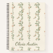 Climbing Rose Journal – Personalized Cottagecore  (Devant)