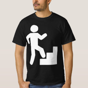 Climbing Stairs Tribute Workout T-shirt