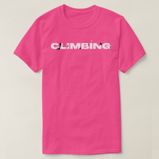 CLIMBING t T-shirt (Design voorkant)