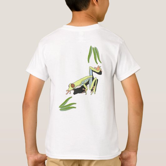 Climbing Tree Frog T-shirt (Achterkant)