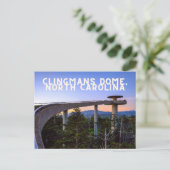 Clingmans Dome, Briefkaart North Carolina (Staand voorkant)