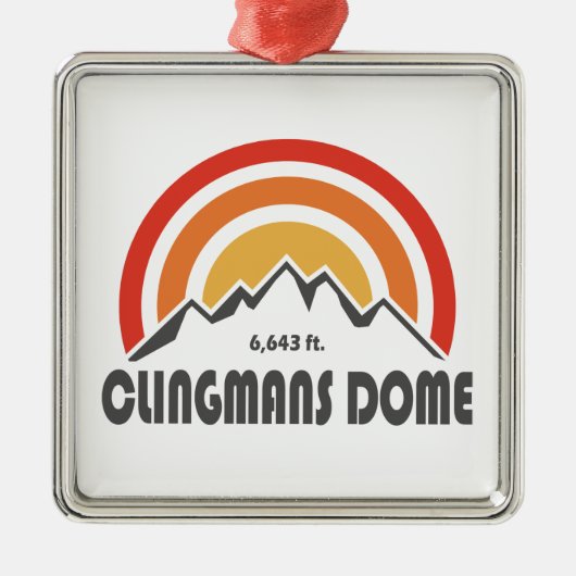 Clingmans Dome Metalen Ornament (Voorkant)