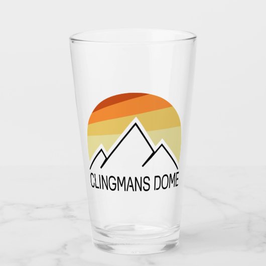 Clingmans Dome Retro Glas (Voorkant)