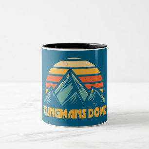 Clingmans Dome Retro Turquoise Tweekleurige Koffiemok
