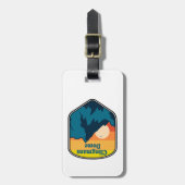 Clingmans Dome Tennessee Sunrise Bagagelabel (Voorkant verticaal)