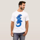 Clingy Blue Dragon Shirt (Voorkant volledig)