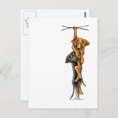 Clingy Dachshunds Briefkaart (Voorkant / Achterkant)